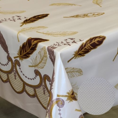 Клейонка 1,40*20м рулон Pearl на тканій основі 81779B