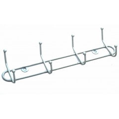 Вешалка настенная ПТ 4 крючка белый