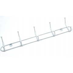 Вешалка настенная ПТ 5 крючков белый