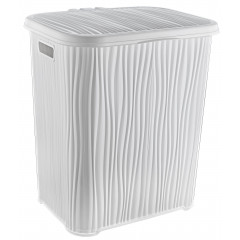 Корзина для білизни OZER-L-037 WAVY 48л білий