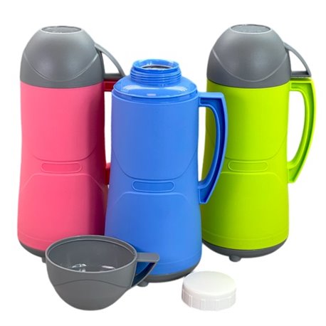 Термос со стеклянной колбой 1,8л MT-118SX