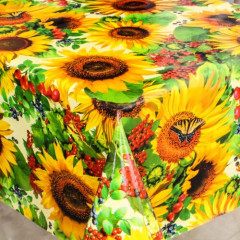 Клеенка 1,40*20м рулон ПВХ 3-х шаровая на тканевой основе 8724A