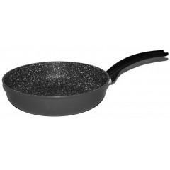 Сковорода алюмінієва AS40240 антипригарна без кришки 24х6см сірий мармур