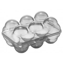 Лоток-сумка для яиц AK-648 прозрачный 6 штук 2