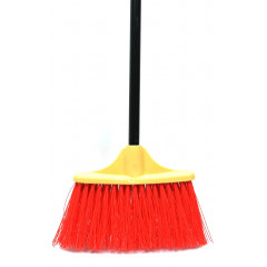 Метла уличная 24см MINI с металлическим черенком фиолет 2