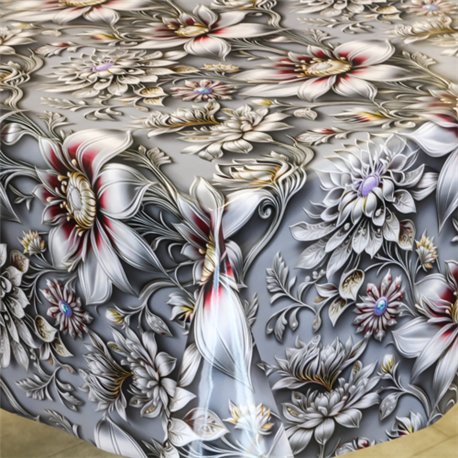 Клеенка 1,40*20м рулон фотопечать 3-х шаровая 004A