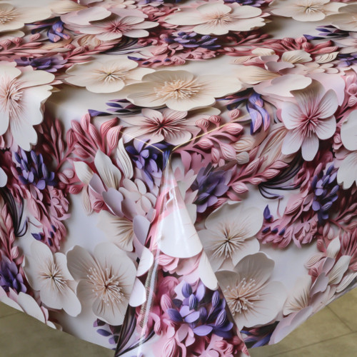 Клейонка 1,40*20м рулон фотодрук 3-х шарова 007A