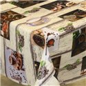 Клейонка 1,40*20м рулон фотодрук 3-х шарова 137A