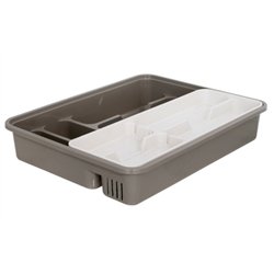 Лоток вкладиш в стіл алеана зі вставкою 167402 капучино