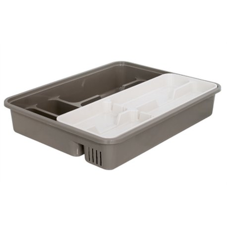 Лоток вкладыш в стол алеана со вставкой 167402 капучино