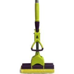 Швабра 2-й отжим 815 салатовая + фиолет