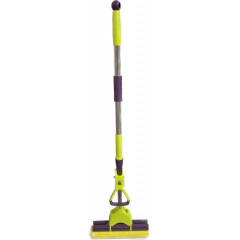 Швабра 2-й віджим 815 салатова + фіолет 2