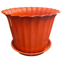 Вазон Астра 13 з підставкою теракот