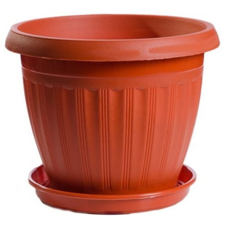 Вазон Бутон 130 с подставкой D120 терракот