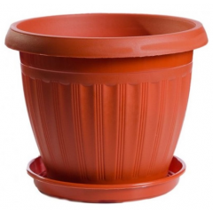 Вазон Бутон 155 с подставкой D130 терракот