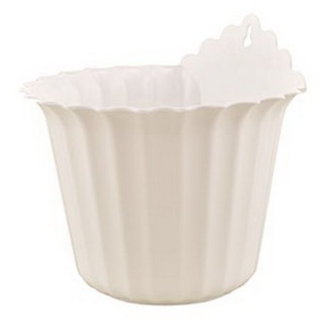 Вазон настінний Астра 17 білий