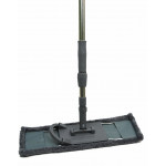 Швабра Натирач махра 510 хром телескоп сірий, чорний