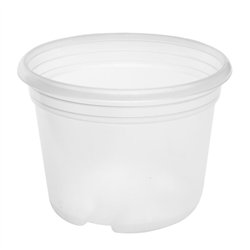 Вазон 0,6л прозрачный ВВ 110х80мм