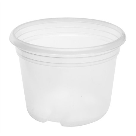 Вазон 0,6л прозорий ВВ 110х80мм