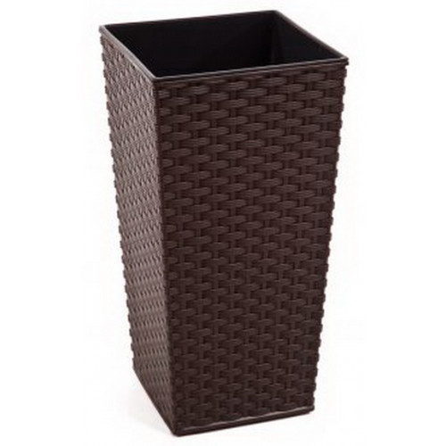 Вазон Фінезія підлоговий ротанг 190х190 572 мокко