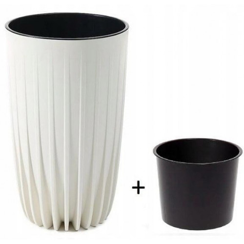 Вазон Мира высокий 300 983-05 белый