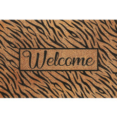 Килимок гума K-603-310 принт 90х60х0,12 Welcome леопард