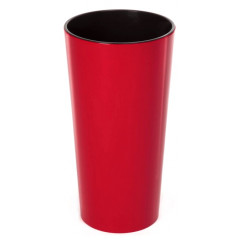 Вазон Лилия напольный 140 со вставкой 534 бордо