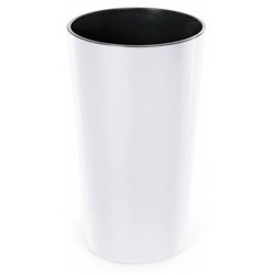 Вазон Лилия напольный 190 со вставкой 535-05 белый