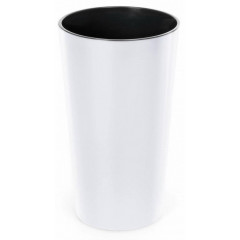 Вазон Лилия напольный 250 со вставкой 536-05 белый