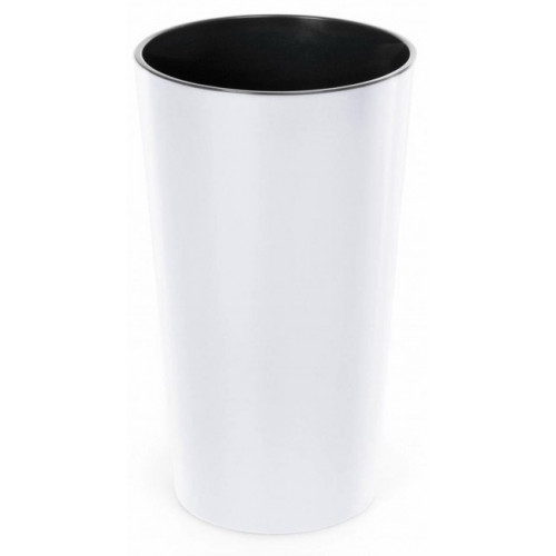 Вазон Лілія підлоговий 250 зі вставкою 536-05 білий