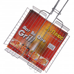 Решітка для барбекю 1894 з бортиком ручка силікон