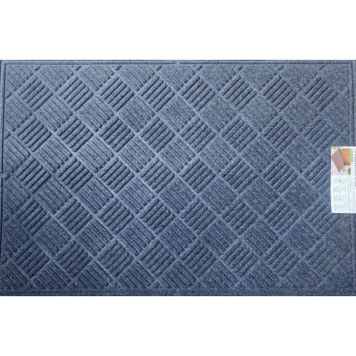 Коврик резина К-704  120х80 ворс серый