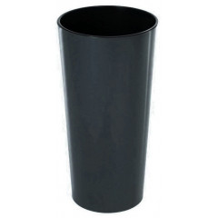 Вазон Лілія підлоговий 140 зі вставкою 534 чорний