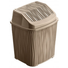 Ведро для мусора OZER-DL-006 WAVY 6,2л бежевый
