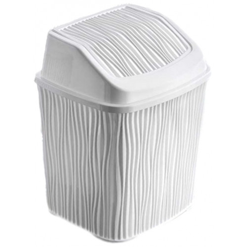 Відро для сміття OZER-DL-006 WAVY 6,2л білий