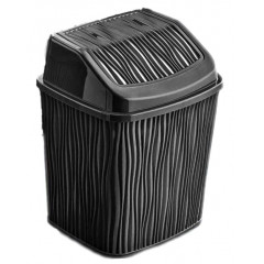 Відро для сміття OZER-DL-006 WAVY 6,2л чорний