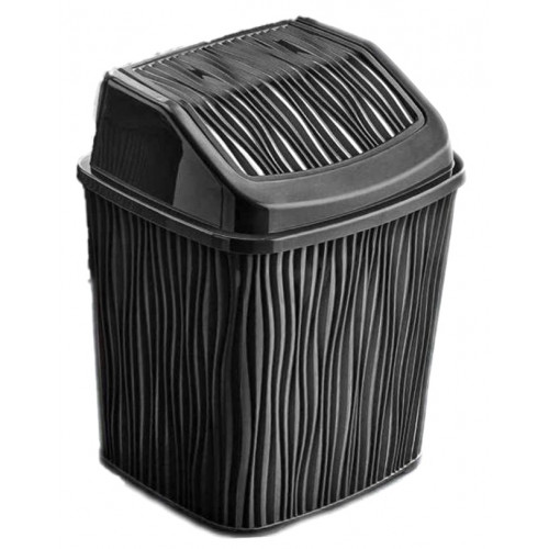 Ведро для мусора OZER-DL-006 WAVY 6,2л черный