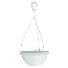 Вазон підвісний Лотос 240 білий