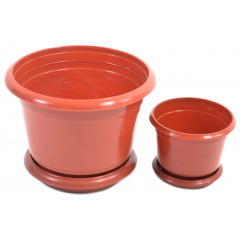 Вазон  165 з підставкою 1,7л теракот