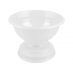 Вазон на ножке 300 Кс низкая стопа 4,5л белый