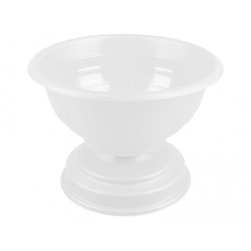 Вазон на ніжці 300 Кс низька стопа 4,5л білий