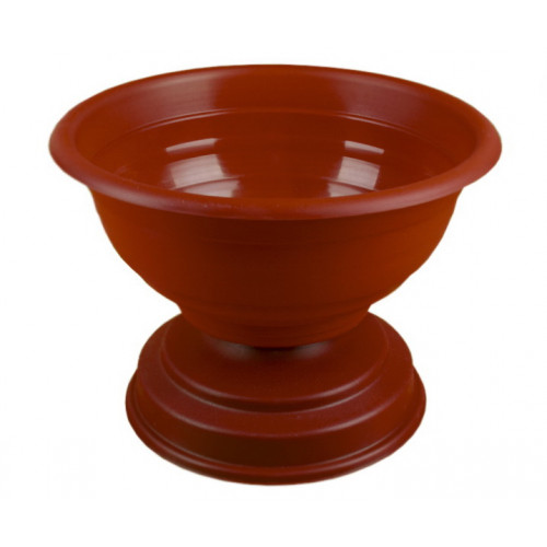 Вазон на ніжці 300 Кс низька стопа 4,5л теракот
