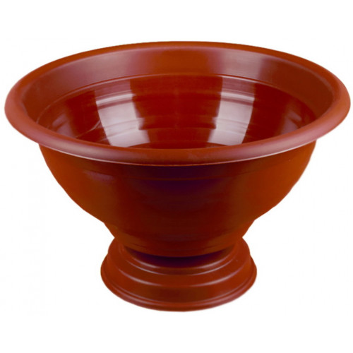 Вазон на ніжці 400 Кс низька стопа 10л теракот