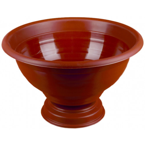 Вазон на ніжці 450 Кс низька стопа 15л теракот