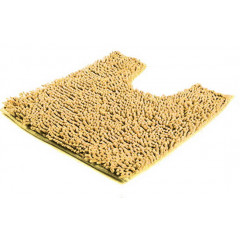 Коврик Лапша туалетник 50х40 кремовый