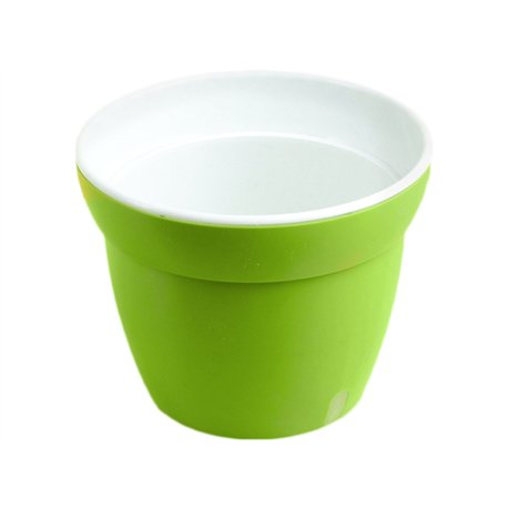 Вазон для орхідеї Кс 240 зі вставкою салатовий