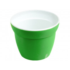 Вазон для орхидеи Кс 240 со вставкой зеленый