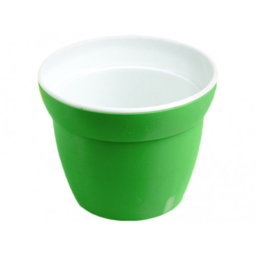 Вазон для орхидеи Кс 240 со вставкой зеленый