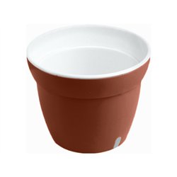 Вазон для орхидеи Кс 240 со вставкой коричневый