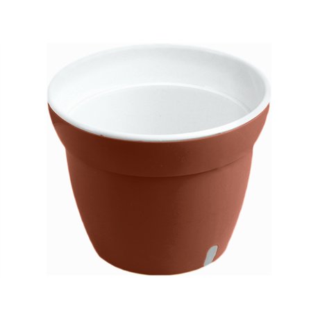 Вазон для орхідеї Кс 240 зі вставкою коричневий